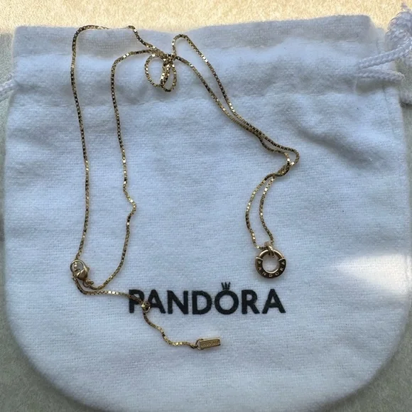 Pandora Signature I-D Collier Pendant Necklace - Picture 3 of 7